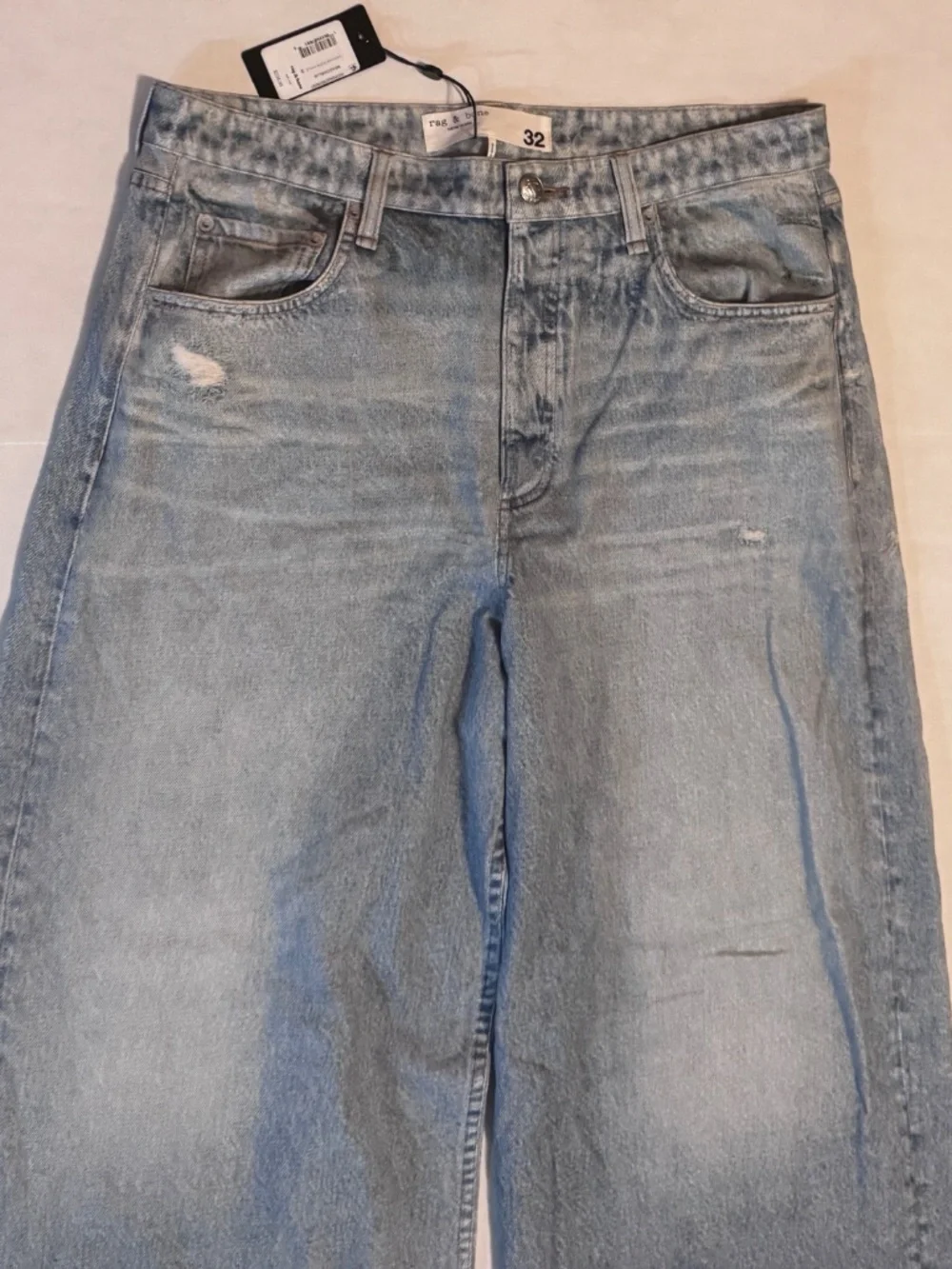 Rag & Bone New York Size 32 Meadow Blue Miramar Sofie Ankle Denim Blue Jeans